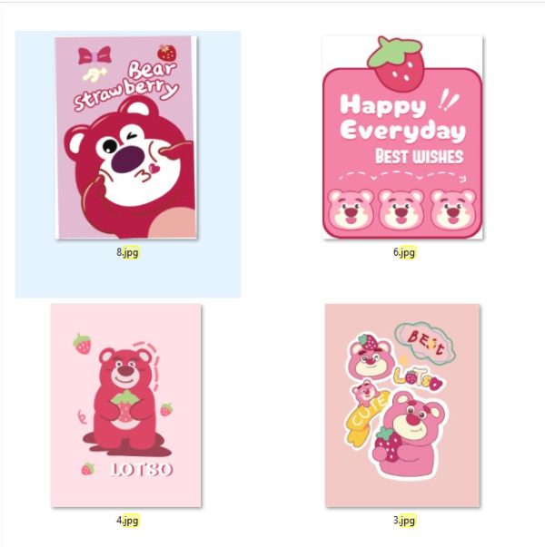 Mẫu in hình gấu